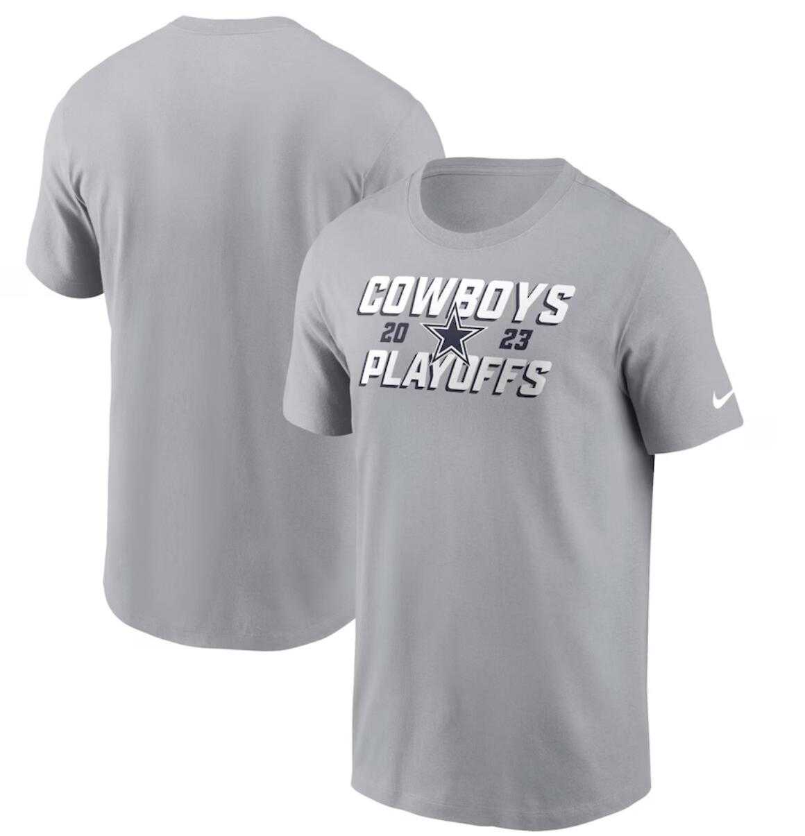 Men's Dallas Cowboys Gray 2023 Playoffs Iconic T-Shirt,We sell and wholesale Men's Dallas Cowboys Gray 2023 Playoffs Iconic T-Shirt on line form chian!